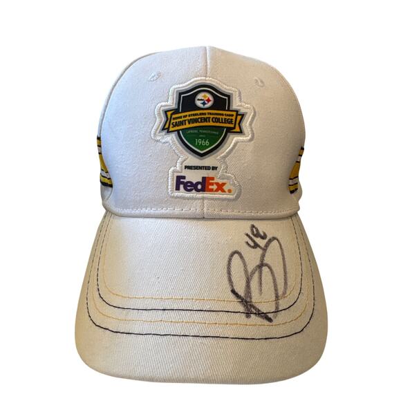 Pittsburg Steelers & Pirates Autographed Hat Lot of 3 Bud Dupree & Chris Hoke - Picture 4 of 16